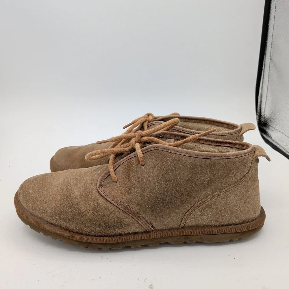 UGG Maksim Chukka Suede Lace Up Boots Chestnut Brown 1016680 Mens Size 9